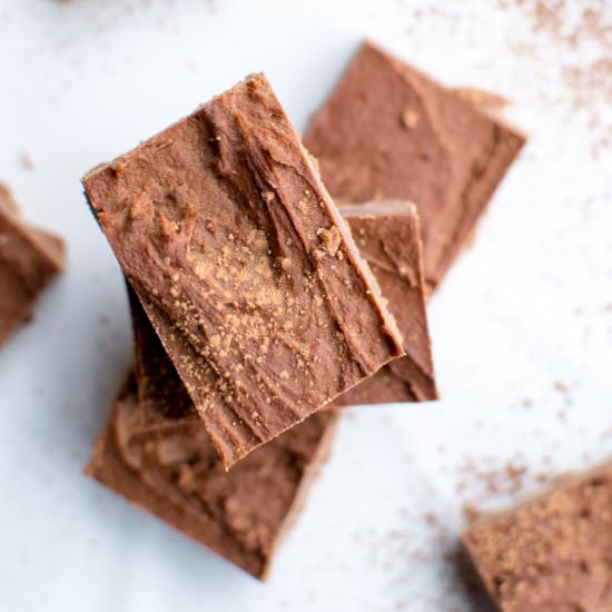 Sweet Potato Chocolate Tahini Fudge