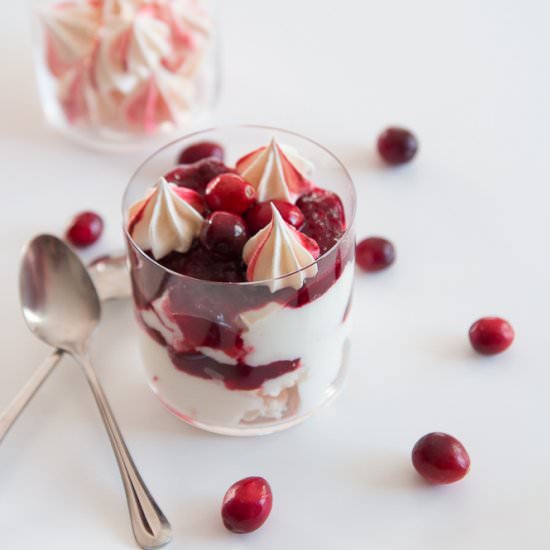 Cranberry Ginger Eton Mess