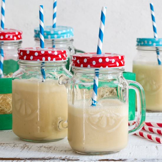 Banana & Vanilla Ice Cream Shake