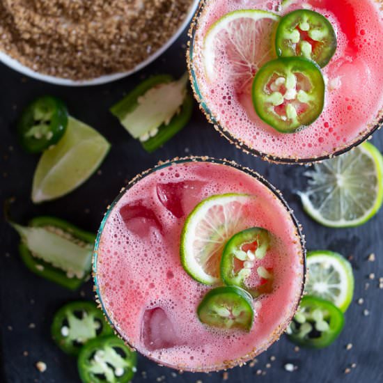 Jalapeño Watermelon Margarita