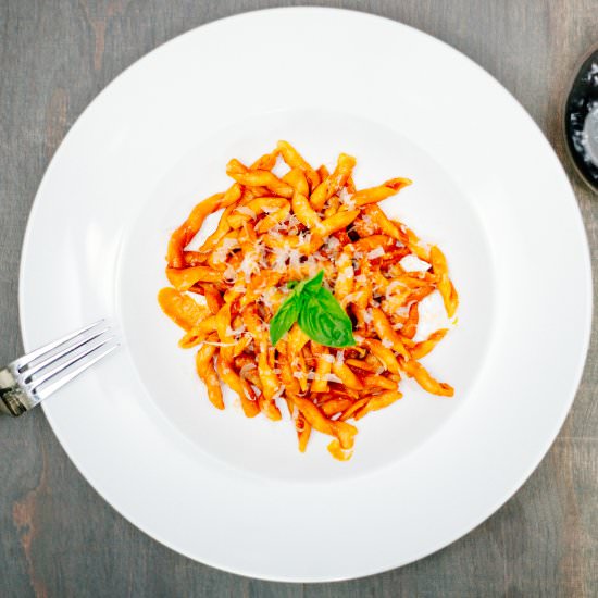 Fusilli al Ferretto all’Arrabbiata