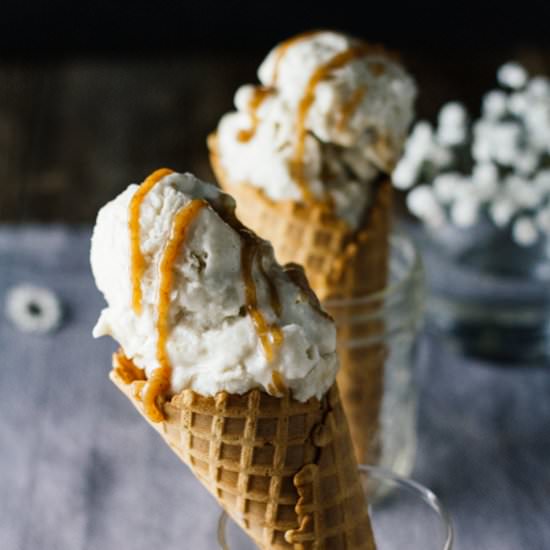 Vegan Chamomile Ice Cream