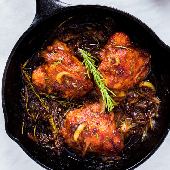 Caramelized Onion Rosemary Chicken