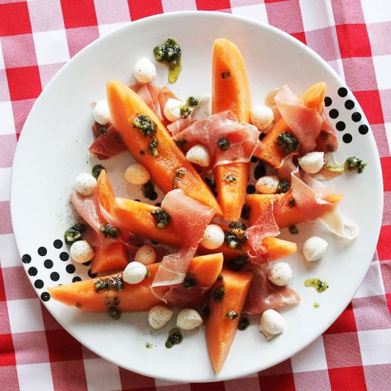 Melon & Prosciutto Salad