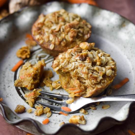 Carrot Ginger Orange Muffins