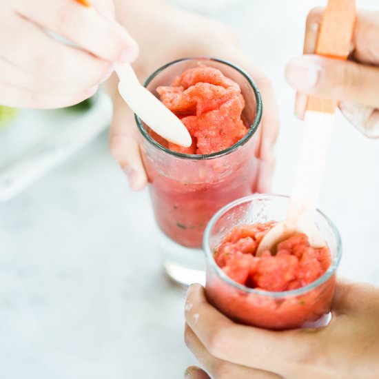 Watermelon slushie