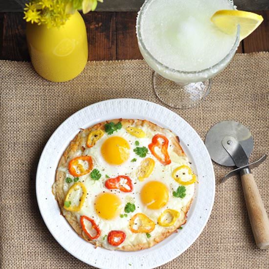 Hot Pepper Breakfast Pizza