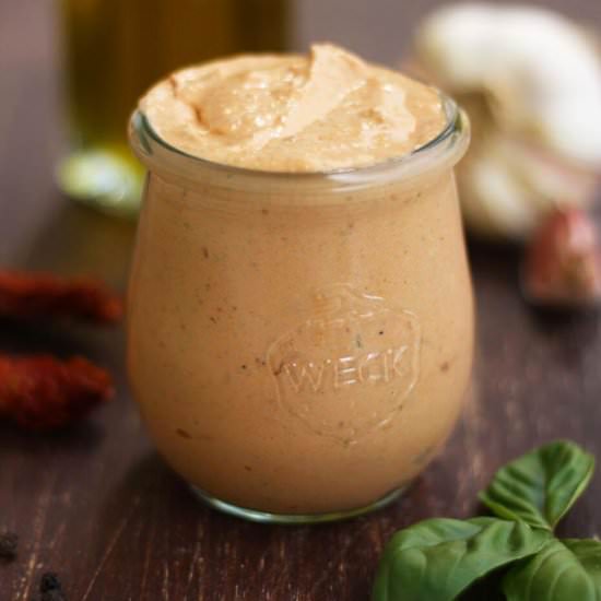 Sicilian Pesto with Ricotta Cheese