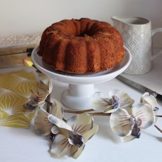 Rum with Raisins Bundt Cake