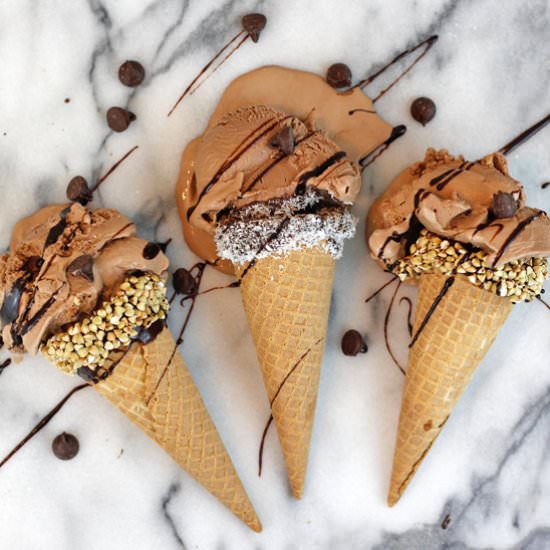 No Churn Chocolate Ice Cream