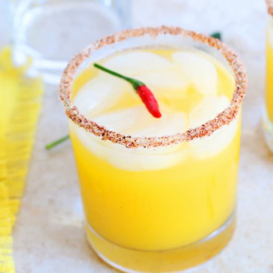 Pineapple Chili Margaritas