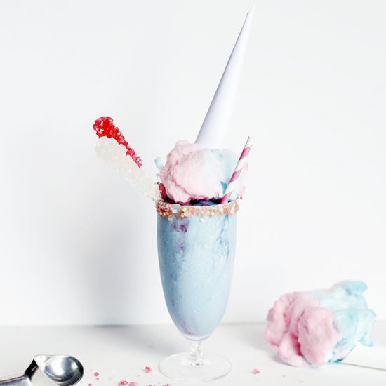 Cotton Candy Milkshake