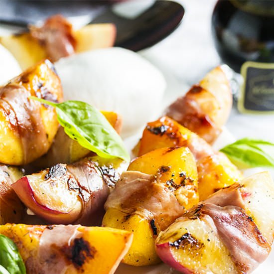Balsamic Grilled Peaches