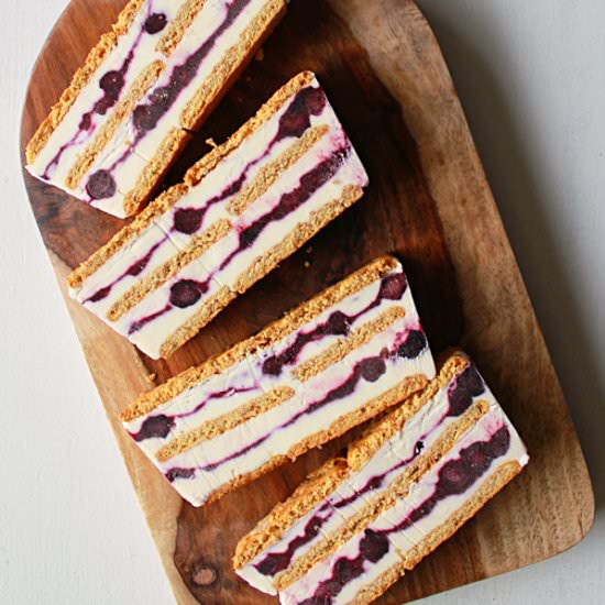 Blueberry Lemon Icebox Cake
