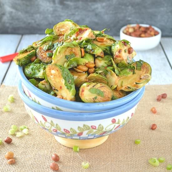 Kung Pao Brussels Sprouts