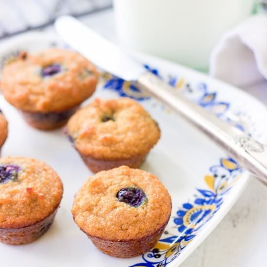 Gluten-Free Blueberry Mini Muffins