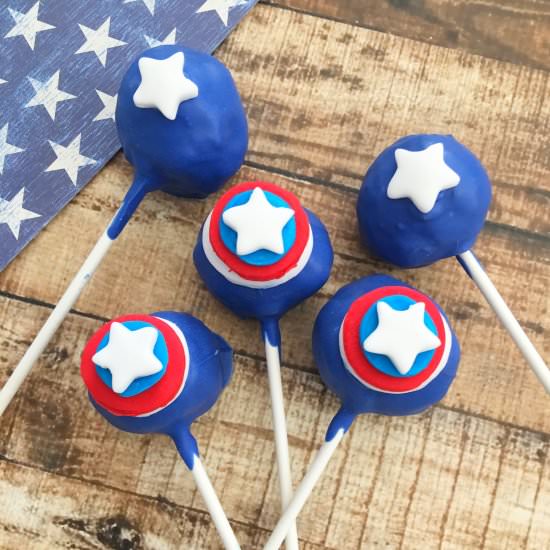 Patriotic Cake Pops