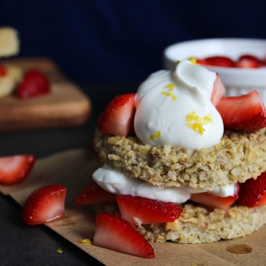 Strawberry Oatcake