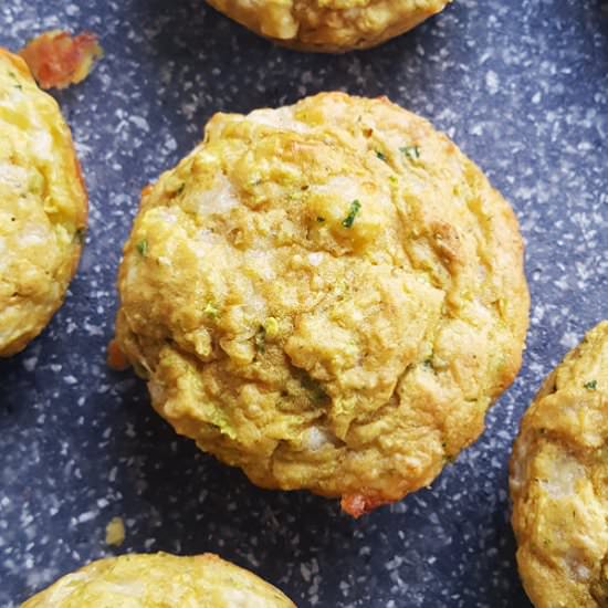 Cheesy Zucchini Muffins
