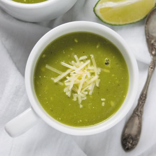 Pressure Cooker Zucchini Basil Soup