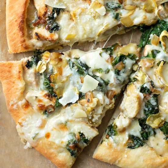 Spinach Artichoke Pizza