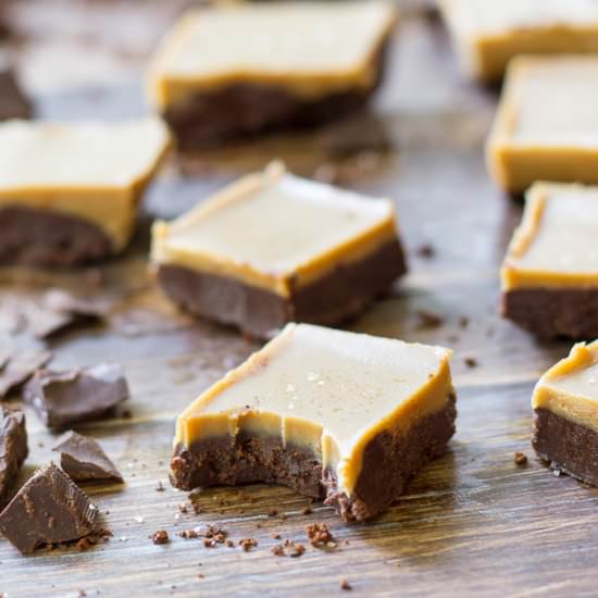 Salted Caramel Mocha Fudge