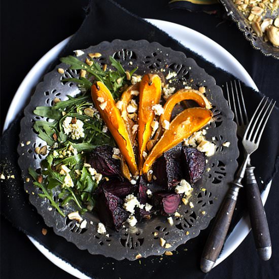 Butternut, Beetroot and Feta Salad