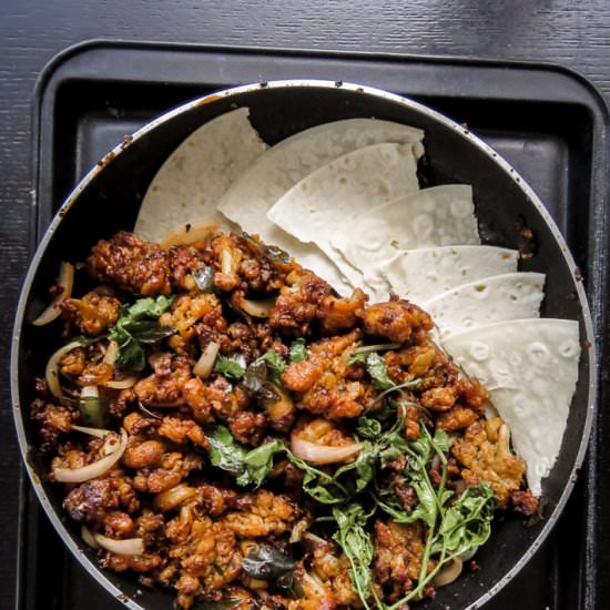 Deep fried Calamari Taco