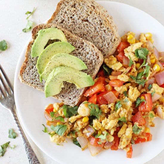 southwest egg scramble
