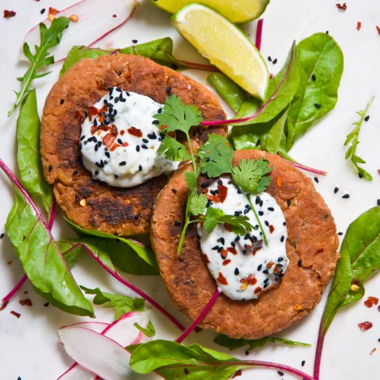 Spiced Chickpea Lentil Patties