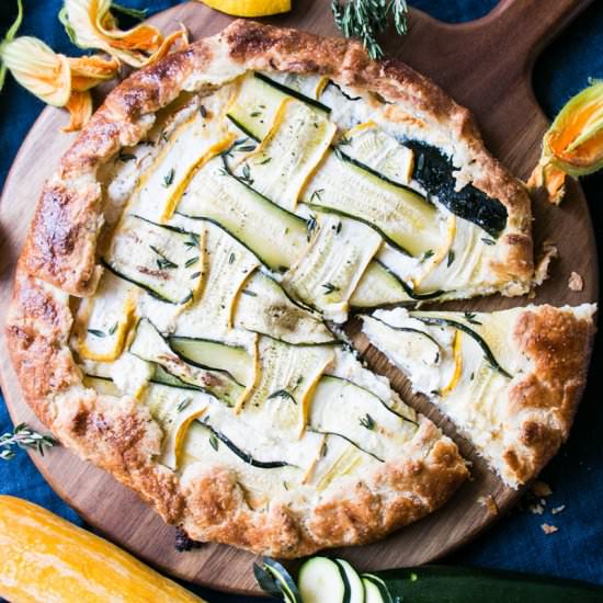 Zucchini and Thyme Galette
