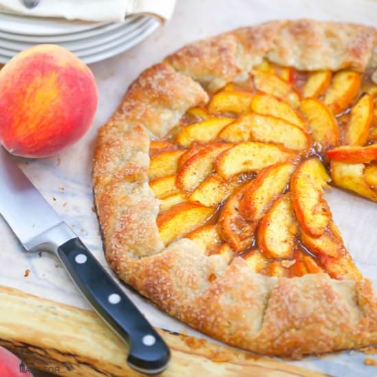 Peach Crostata