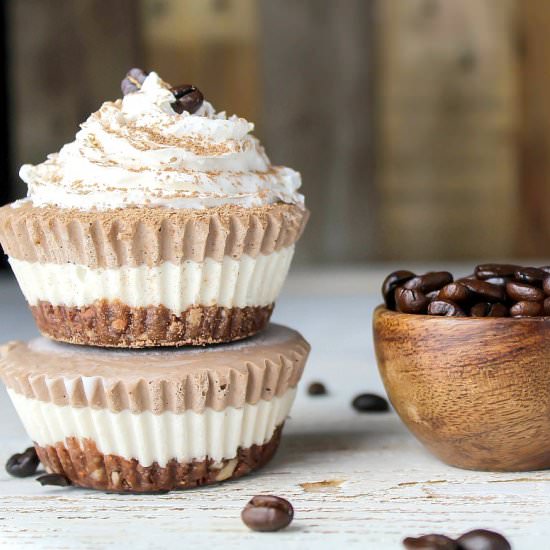 Vegan Mocha Cheesecake Bites