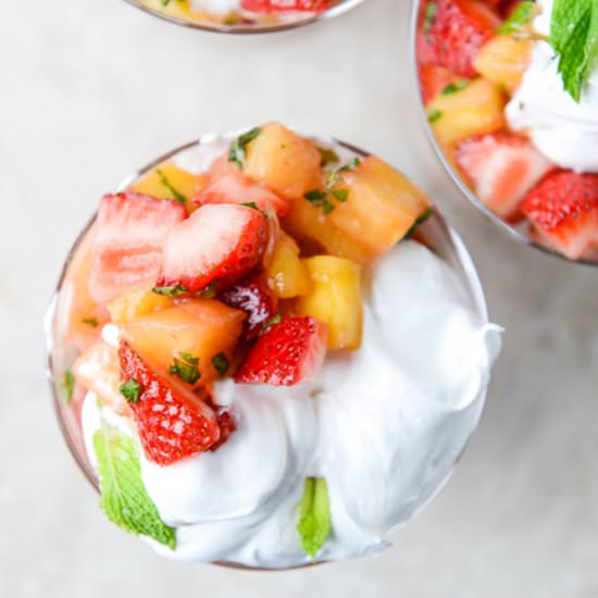 Strawberry Mango Mint Julep Salad