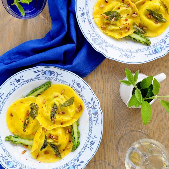 Asparagus Ravioli