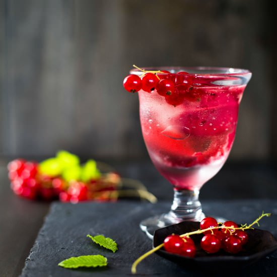 Red Currant Mint & Prosecco Sorbet