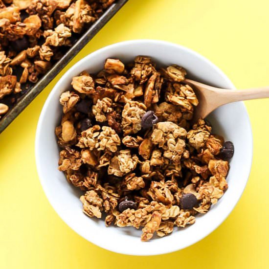 Oil-Free Chunky Monkey Granola