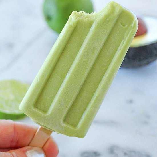 Creamy Avocado Popsicles
