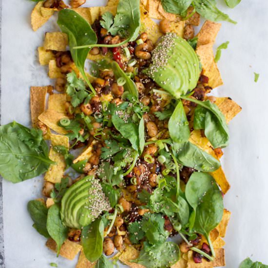 Loaded Vegan Nachos