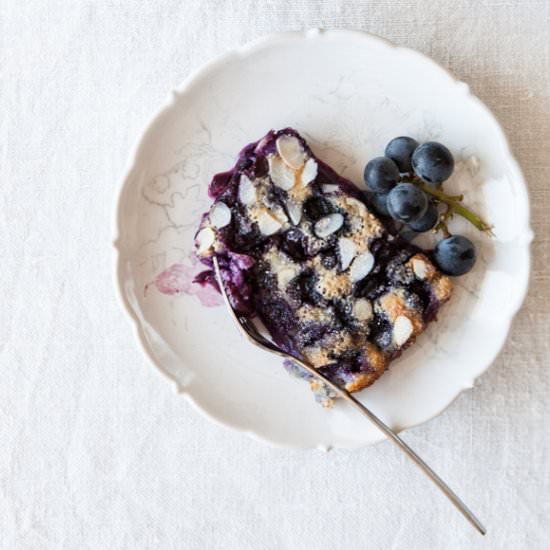 Gellewza grape clafoutis