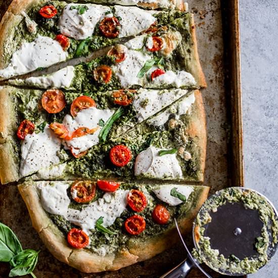 Kale Pesto Pizza