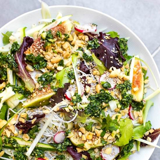Fig and fennel salad