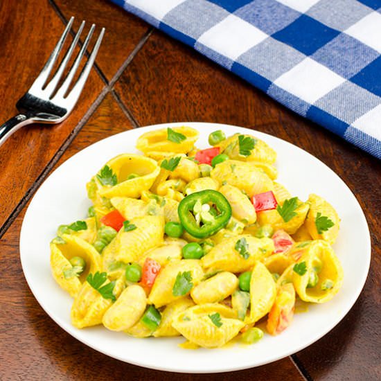 Curried White Bean and Pasta Salad
