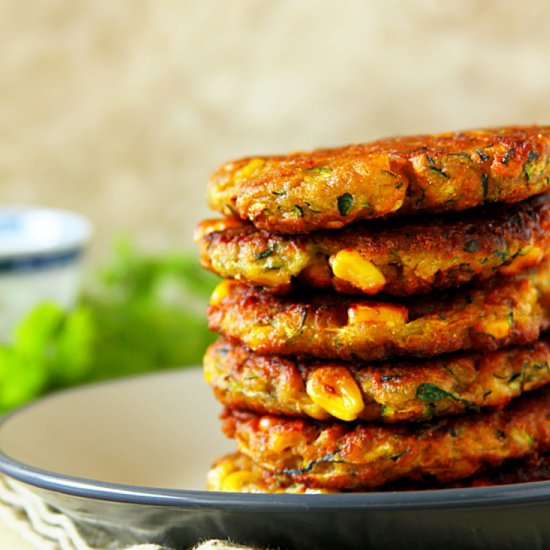 ZUCCHINI CORN FRITTERS