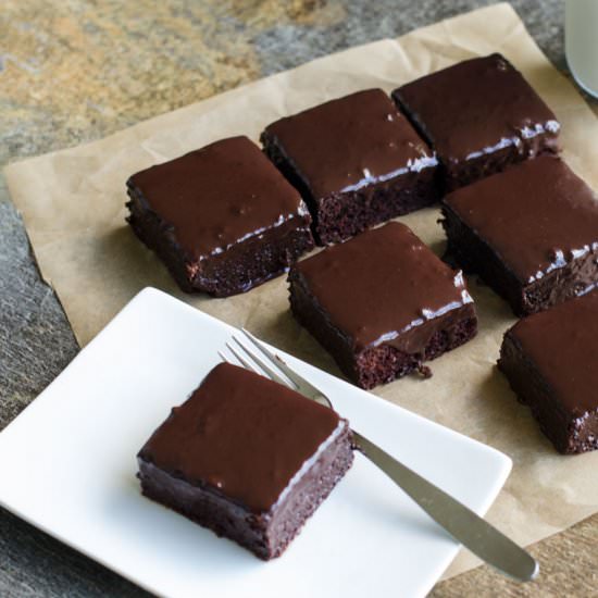 Vegan Mocha Chocolate Cake