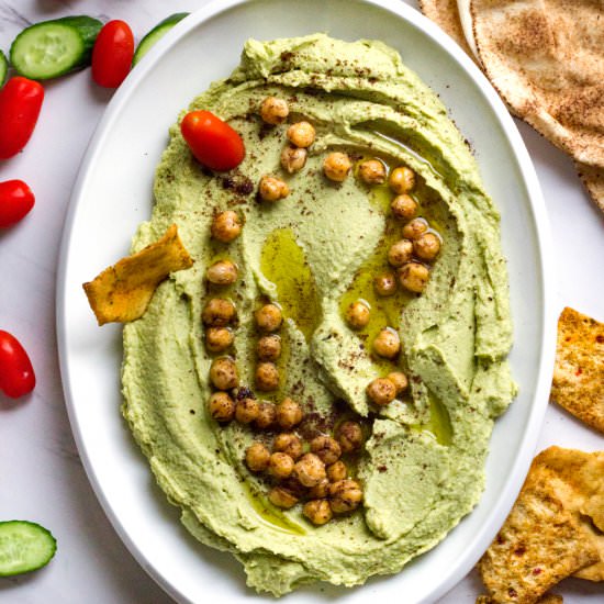 Cilantro Jalapeno Hummus