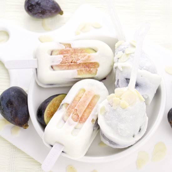 Figs, Honey, and Goat Cheese Popsicles