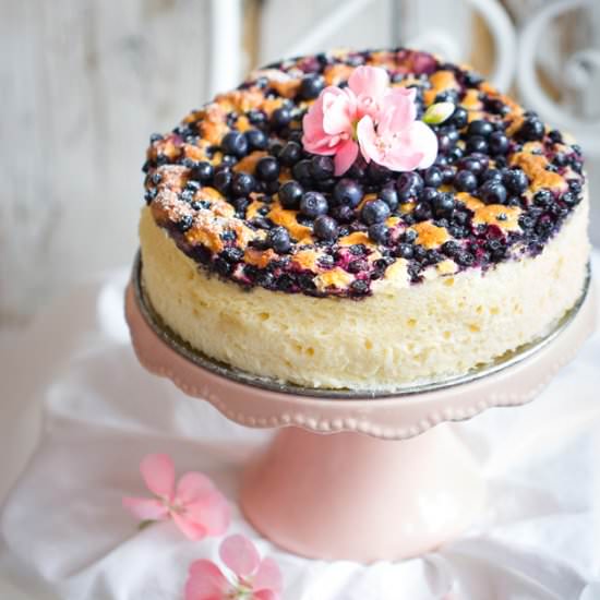 Yogurt and Blueberry Cake