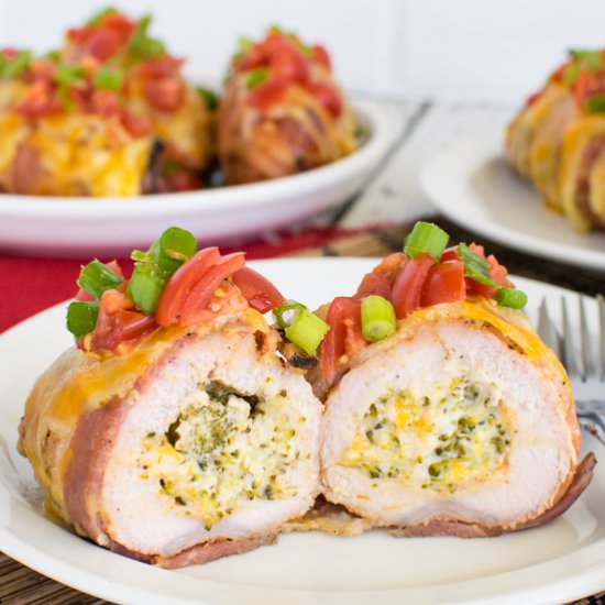 Broccoli Cheese Pork Tenderloins