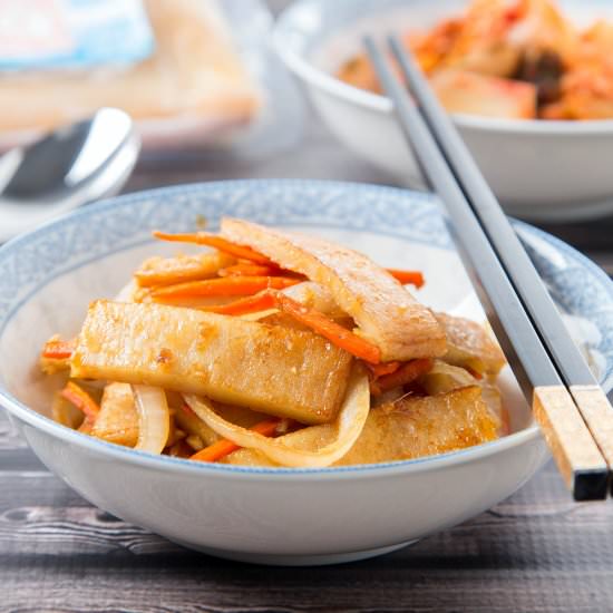 Korean Stir-Fried Fish Cake
